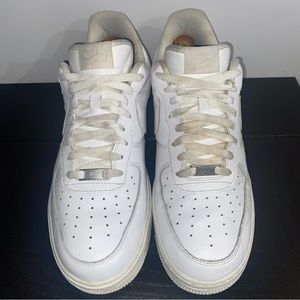 Nike Air Force 1 ‘07 Sneakers - Triple White - Mens Sz 12